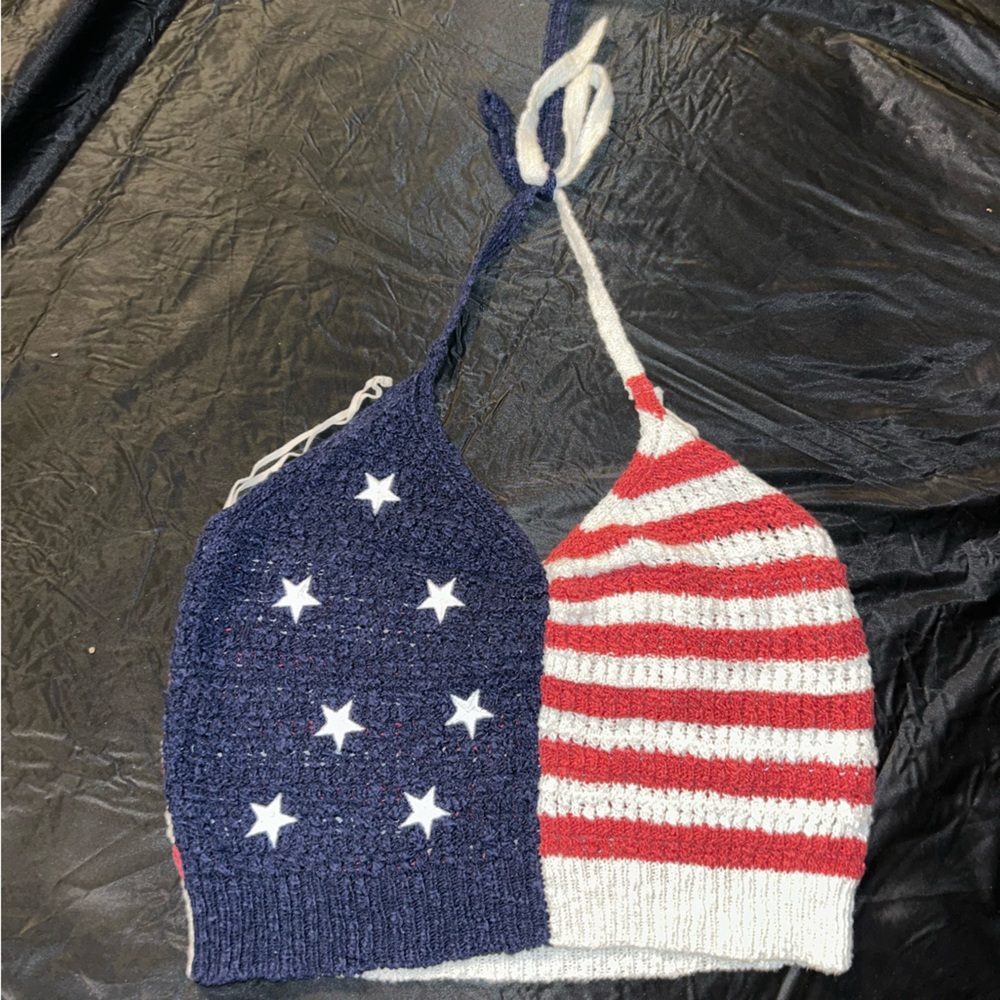 Cropped halter top